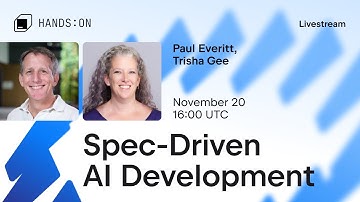 Spec-Driven AI Development Livestream