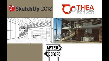 Thea Render 2.0 Applying Material + SketchUp/Revit Export 2
