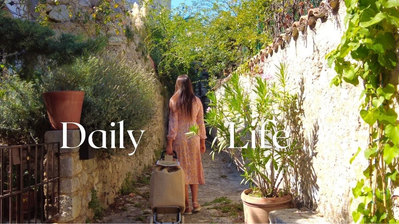 ⁣Daily French Life in the Village, French Food, French Lifestyle, Local Market in Italy