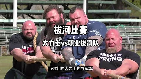 四位世界大力士與專業拔河隊進行一場拔河比賽結果會是什麼樣子？ - 天天要聞