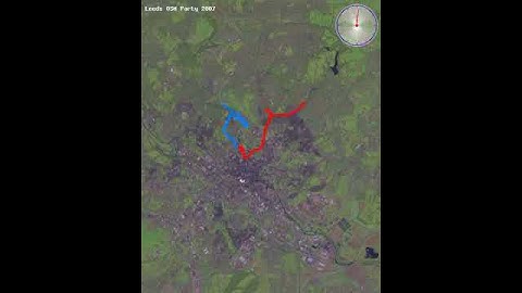 Leeds Openstreetmap Mapping Party GPS Traces