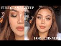 how to: full glam makeup for beginners ♡ perfect for formal events! (graduation, prom & weddings)