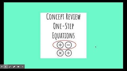One-Step Equations Review - Google Slides