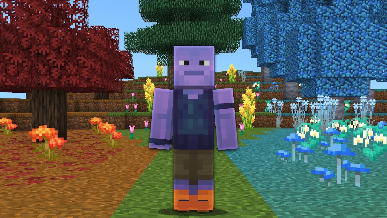 I Played Minecraft Bedrock's BIOMES Mod