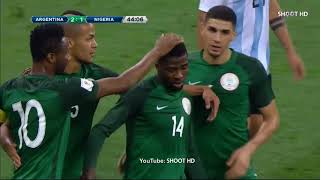 Nigeria vs Argentina 4 2 Highlights & All Goals Friendly Match 14 November 2017