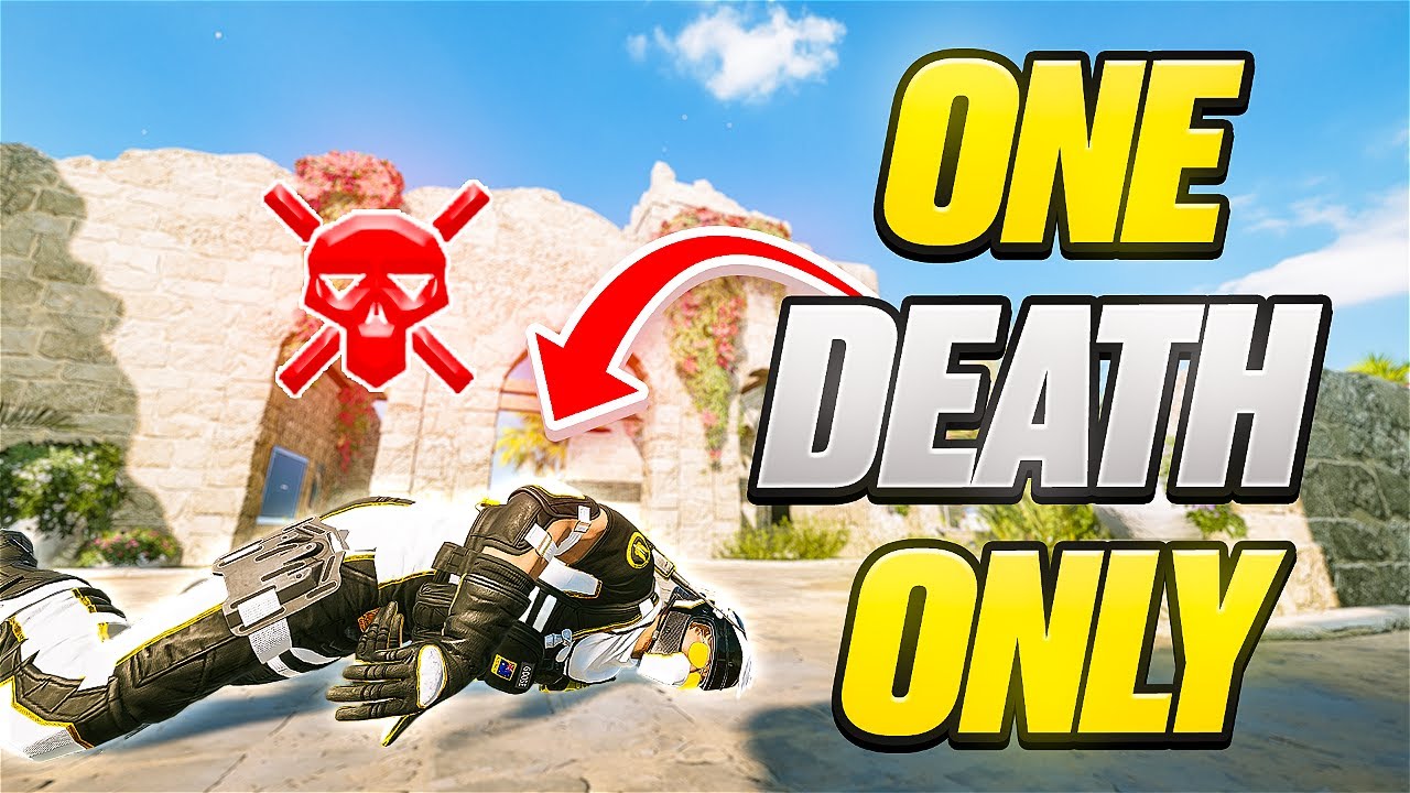 Rainbow Six Siege But I Only Have One Life..