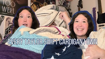 Every Taylor Swift Cardigan I Own | Full Collection Tour!