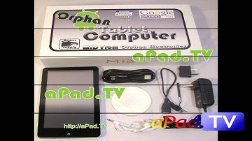 Orphan M003 iRobot Android Tablet iPed aPad
