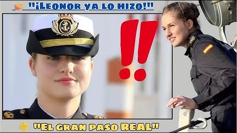 Leonor takes the big step and the Royal House confirms it: a historic change!