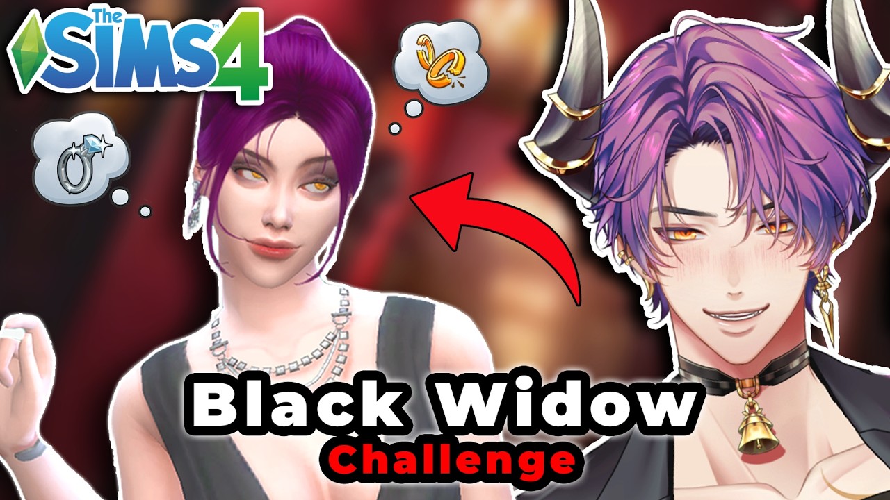 I've found my FIRST victim... | Sims 4 Black Widow Challenge