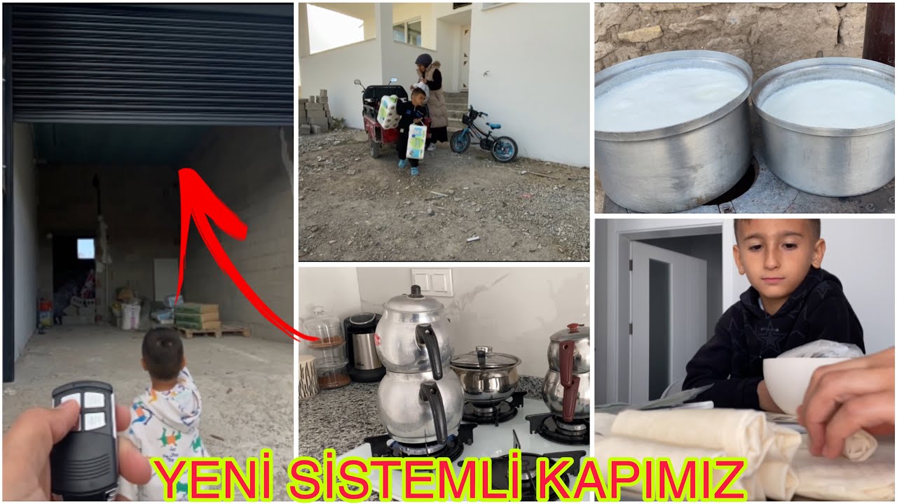 YENİ KAPIMIZ GELDİ SİSTEME BAYILDIM 👌 25 KİLO SÜT KAYNATTIK Bİ SENE YETER 👍4000 ₺ NELER ALDIK