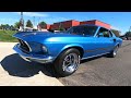Test Drive 1969 Ford Mustang Mach 1 R Code Vanguard Motor Sales