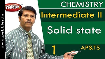 AP&TS Syllabus | Intermediate II year | Chemistry | Solid state | Part - 1