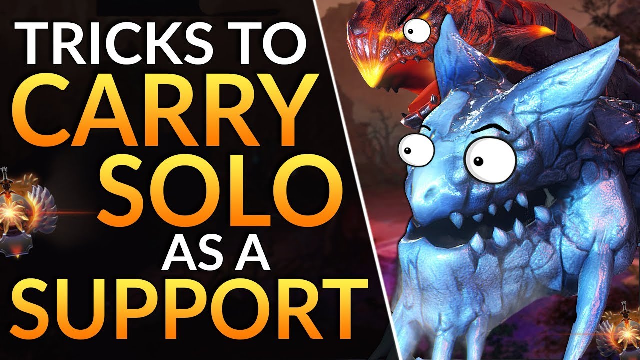 SIMPLE TRICKS to DESTROY LANE Proven Tips to Carry Solo Queue as a Support Dota 2 Ranked