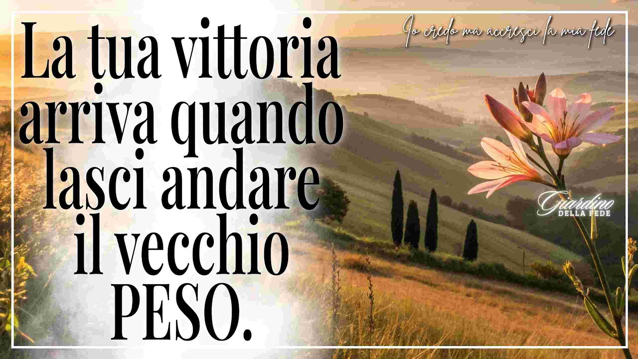 La tua vittoria arriva oggi perché Dio ha posto fine ai giorni di sofferenza.