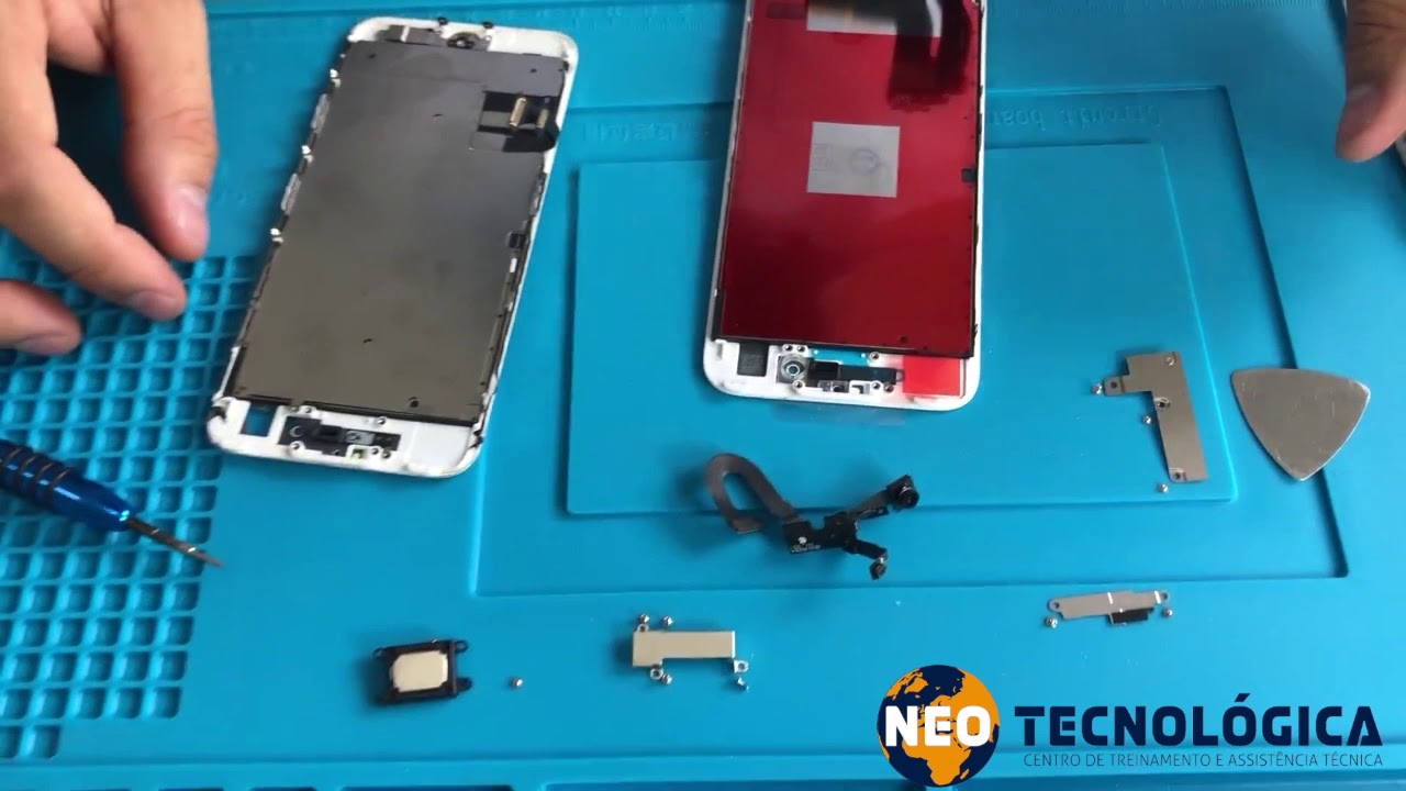 Troca de tela do iPhone 7 - YouTube