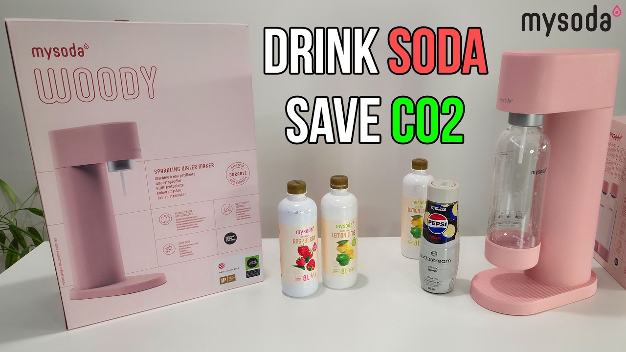How To Make Soda At Home & Save CO2 🥤(Mysoda Woody Sparkling Water Maker Unboxing & Review)