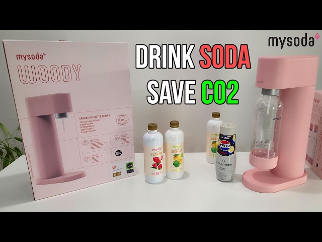 How To Make Soda At Home & Save CO2 🥤(Mysoda Woody Sparkling Water Maker Unboxing & Review)