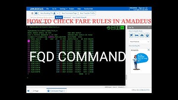 How to check fare rules in Amadeus
