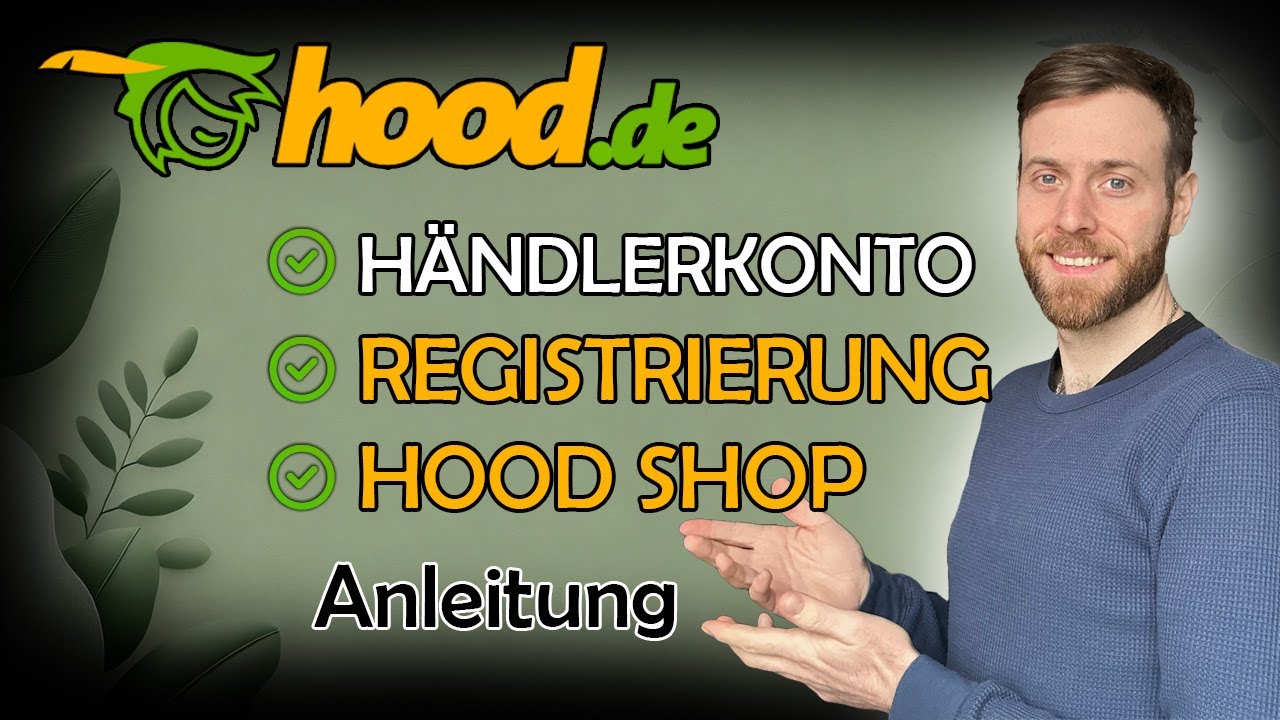 Hood Marktplatz Verkäuferkonto Registrierung | Verkaufen auf Hood.de | Hood Shop Tarife Vergleich