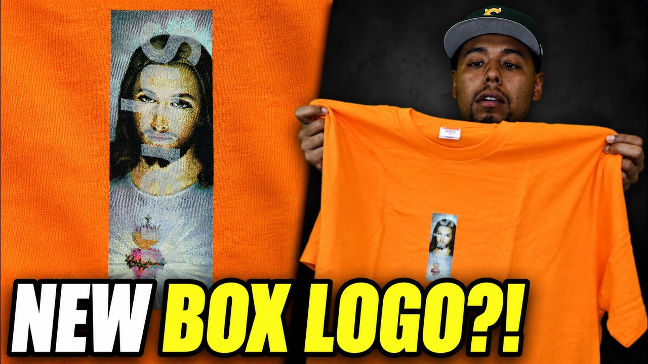 Supreme Prayer Card Box Logo Tee… Better In Person?! - YouTube