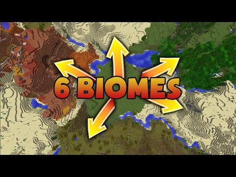 THE BEST MINECRAFT SEED! (6 biomes, villages, temples and others)/(french)