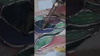 울산 유리공예 공방 샤이넌글라스 ㅡ스테인드글라스 보석함만들기 취미반 J-young쌤 납땜