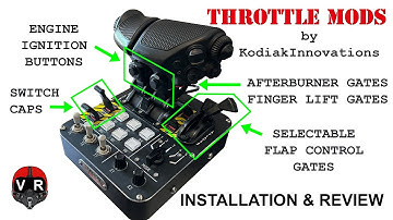 Virpil MongoosT-50CM3 Throttle Mods | Installation & Review