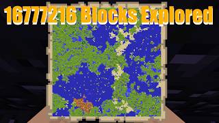 Exploring 25% of 16,777,216 Blocks In My Lets Play World