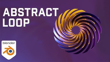 Abstract Animated Loop in blender 3.0