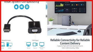 Great product -  StarTech.com DisplayPort to VGA Adapter - Active DP to VGA Converter - 1080p Video
