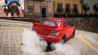 Baby Driver Subaru Impreza WRX STI | Forza Horizon 5 | Logitech G29 Gameplay