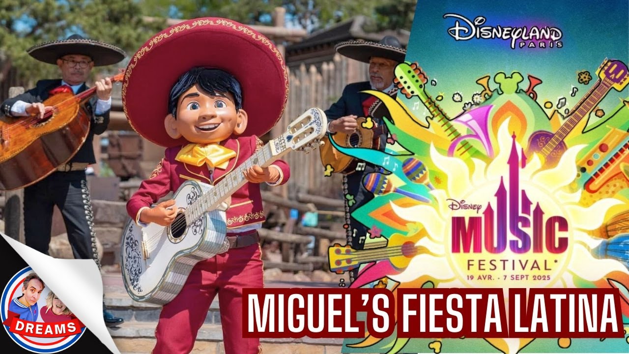 DISNEY MUSICAL FESTIVAL : FIESTA LATINA DE MIGUEL et MARIACHIS NOUVEAU SHOW À DISNEYLAND PARIS