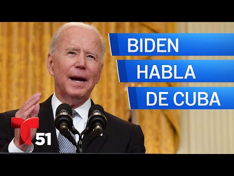 Biden habla sobre remesas, vacunas e Internet para Cuba