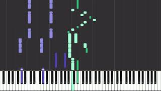 Into The Night - YOASOBI - Piano Tutorial   MIDI