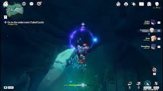 Explore new area in Frontain Underwater Genshin Impact