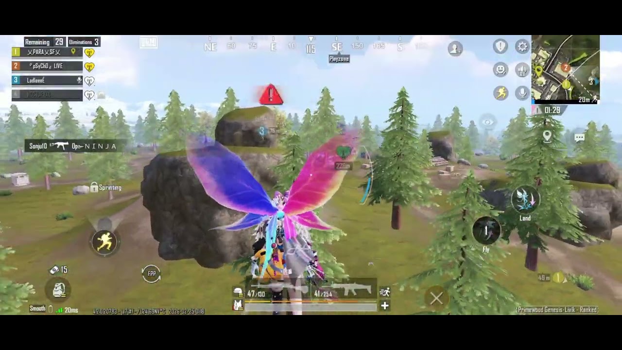 Ending kills by enemies with new flying update 🙂