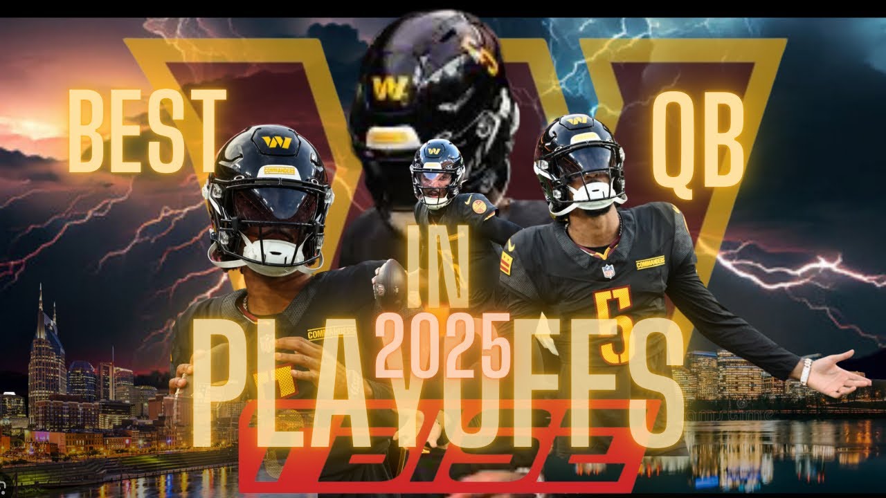 Jayden Daniels The Best QB In 2025 Playoffs? ROY? NFC Championship Game