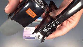 Max Stapler Hd-50F & Sr-500 Staples Remover Unboxing
