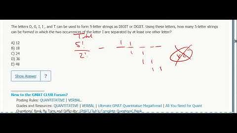 Combinatorics 21- The letters D, G, I, I , and T can be used to form 5-letter strings as DIGIT or...
