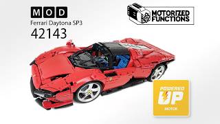 42143 Ferrari Daytona SP3 RC MOD for Powered Up Motors