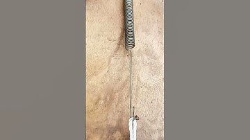 The Smart Way to Install a Spring Using Only Rope! #shorts