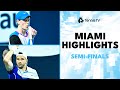Dimitrov vs Zverev Sinner Faces Medvedev  Miami 2024 Semi Finals Highlights