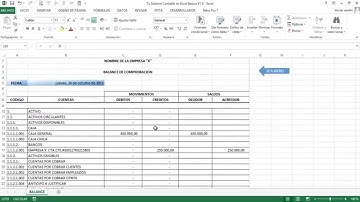 Sistema Contable en Excel