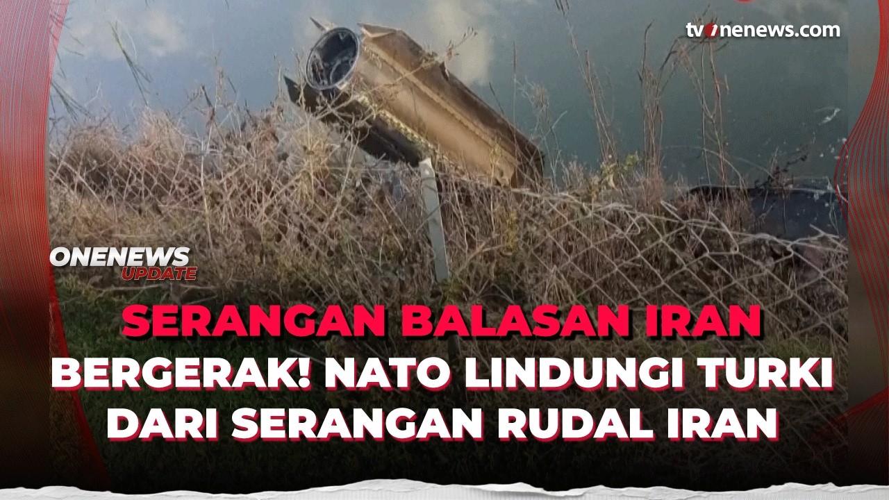 Nyaris Kena Serang Rudal Iran! Pertahanan Udara NATO Sukses Lindungi Turki | OneNews Update