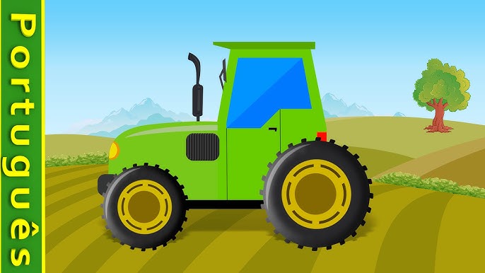 Jogo de Trator, Jogo Infantil, Tractor Game, Trator da Fazenda, Trator  Verde, GoKids