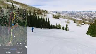 Snowmass Skiing One Full Run From Big Burn To Snowmass Village Mall