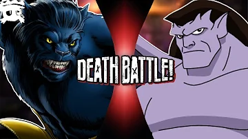 Bestia vs Goliath | DEATH BATTLE! sub español (Marvel vs Gárgolas)