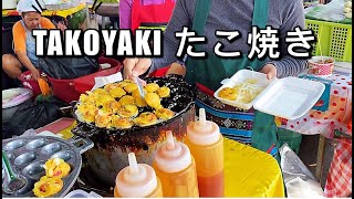 Seafood takoyaki (たこ焼き) | Bangkok street food | foodie | tasty