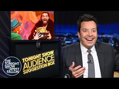 Audience Suggestion Box: Seth Rollins vs. Leprechaun, Ragtime Gals and Raverdance | The Tonight Show